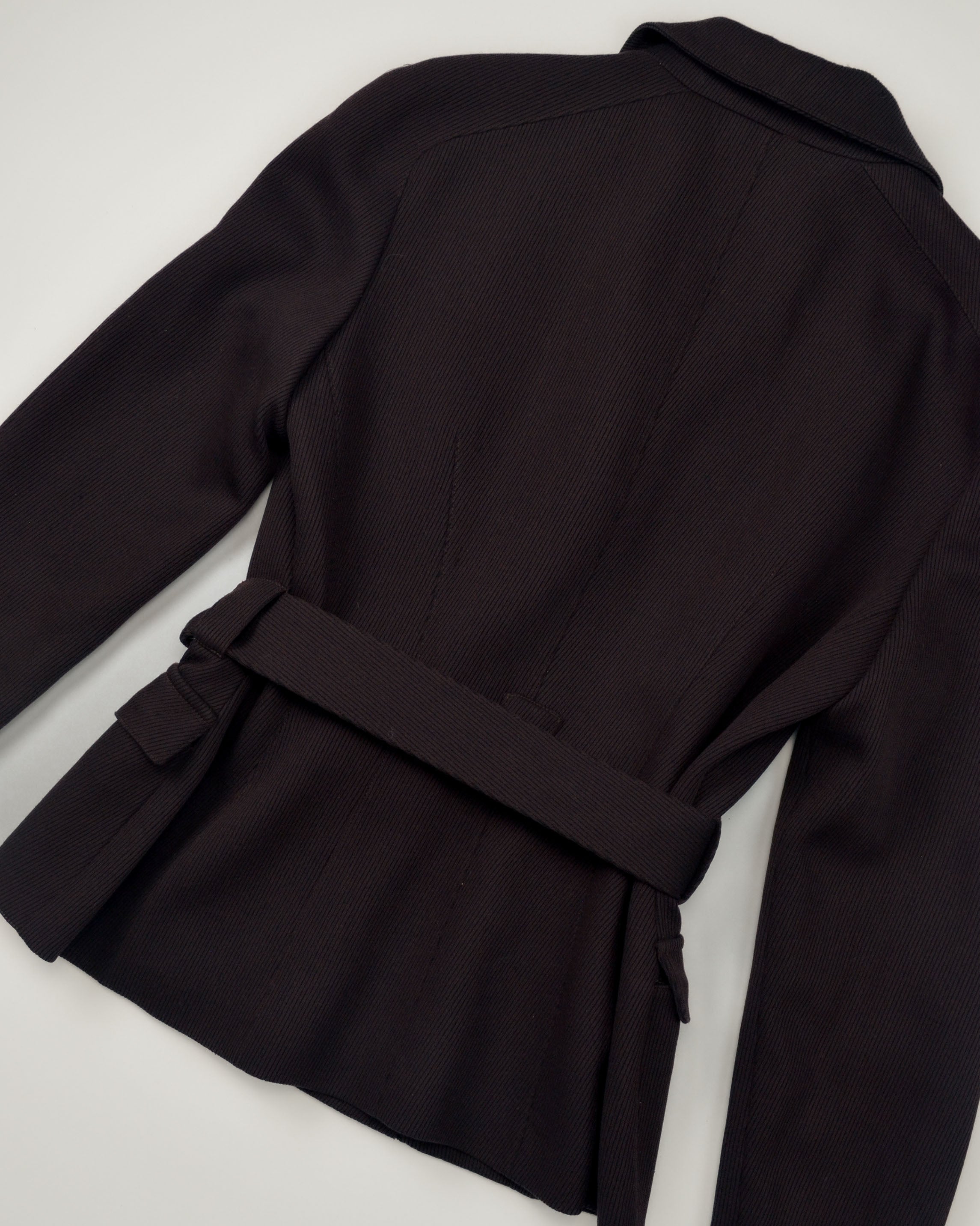 90's BELTED WOOL JACKET