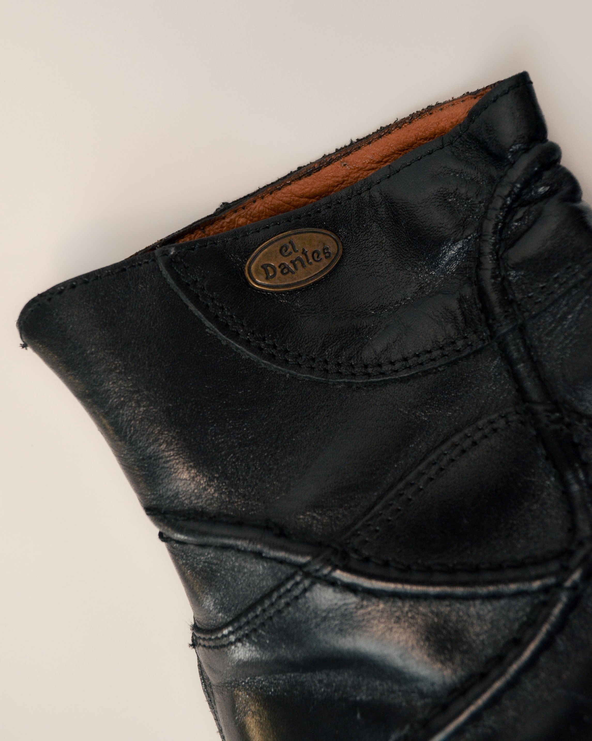 1990S LEATHER PLATFORM BOOTS