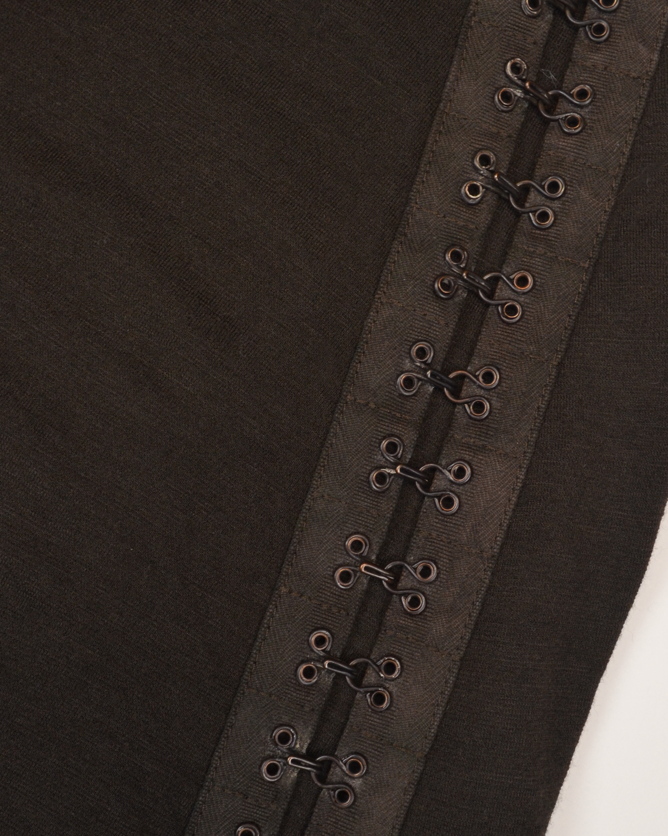 90s HOOK & EYELET MIDI PENCIL SKIRT