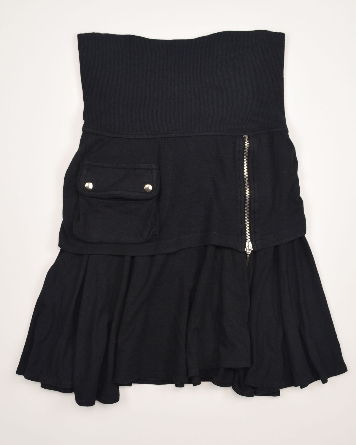 PLEIN SUD 2000S STRETCH MIDI SKIRT
