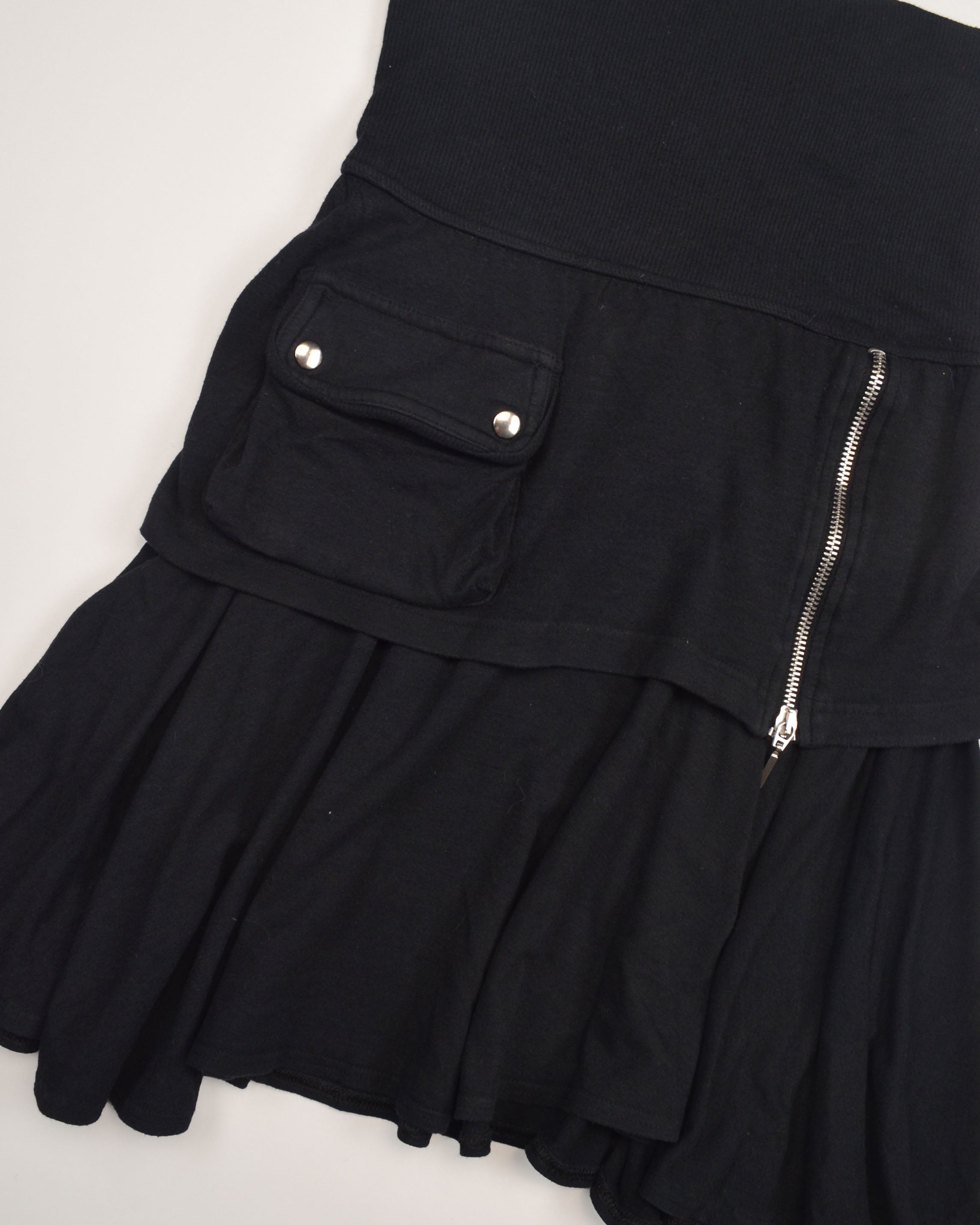PLEIN SUD 2000S STRETCH MIDI SKIRT