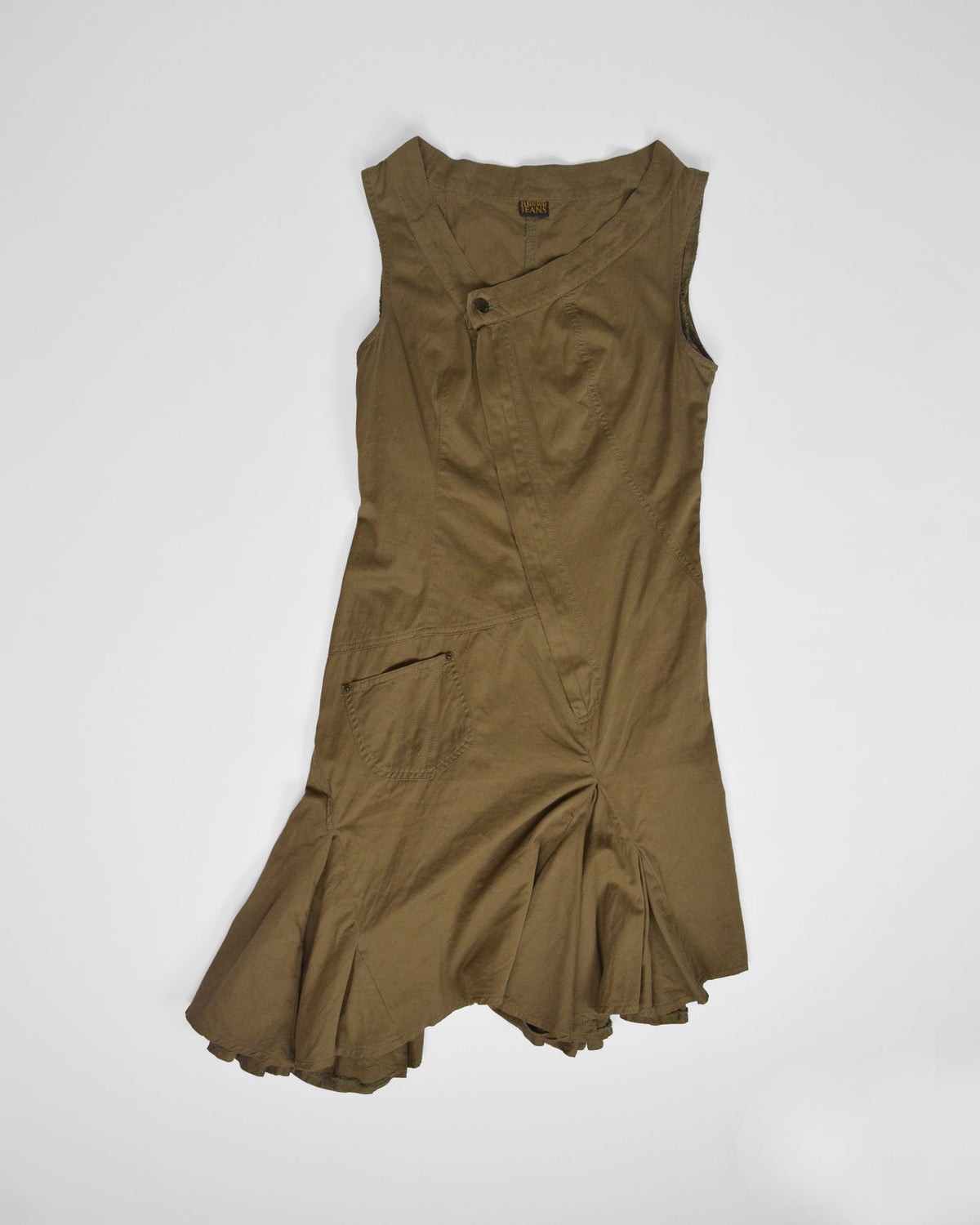 90's ASYMMETRIC MIDI DRESS