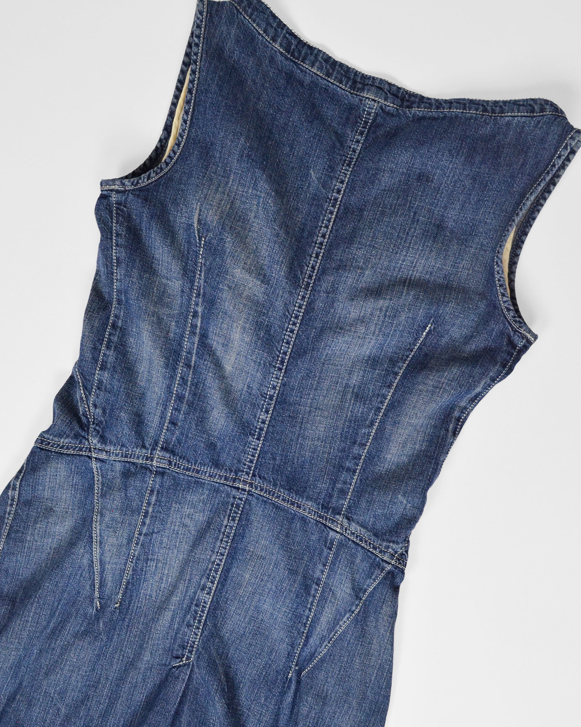2000’s DENIM MIDI DRESS