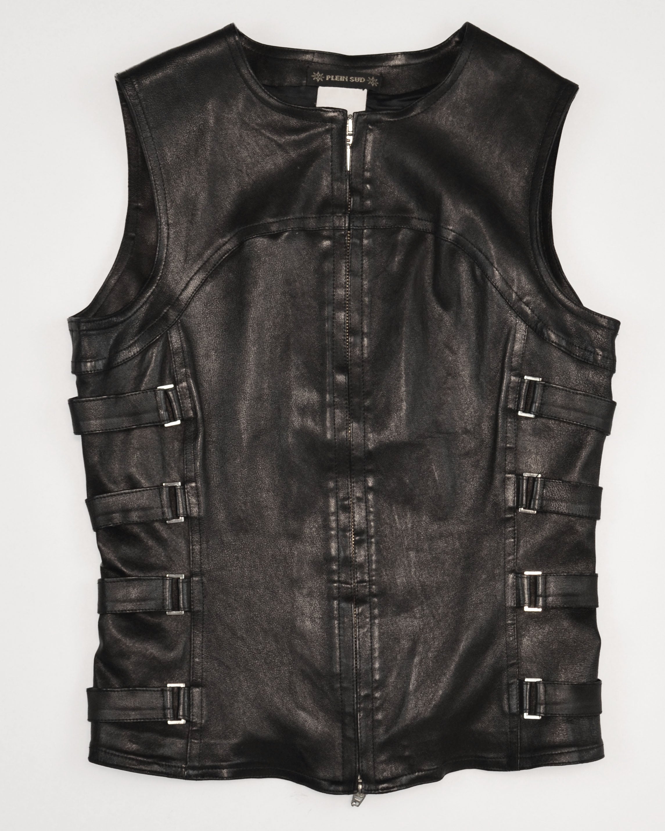 FW2001 LEATHER BONDAGE TOP