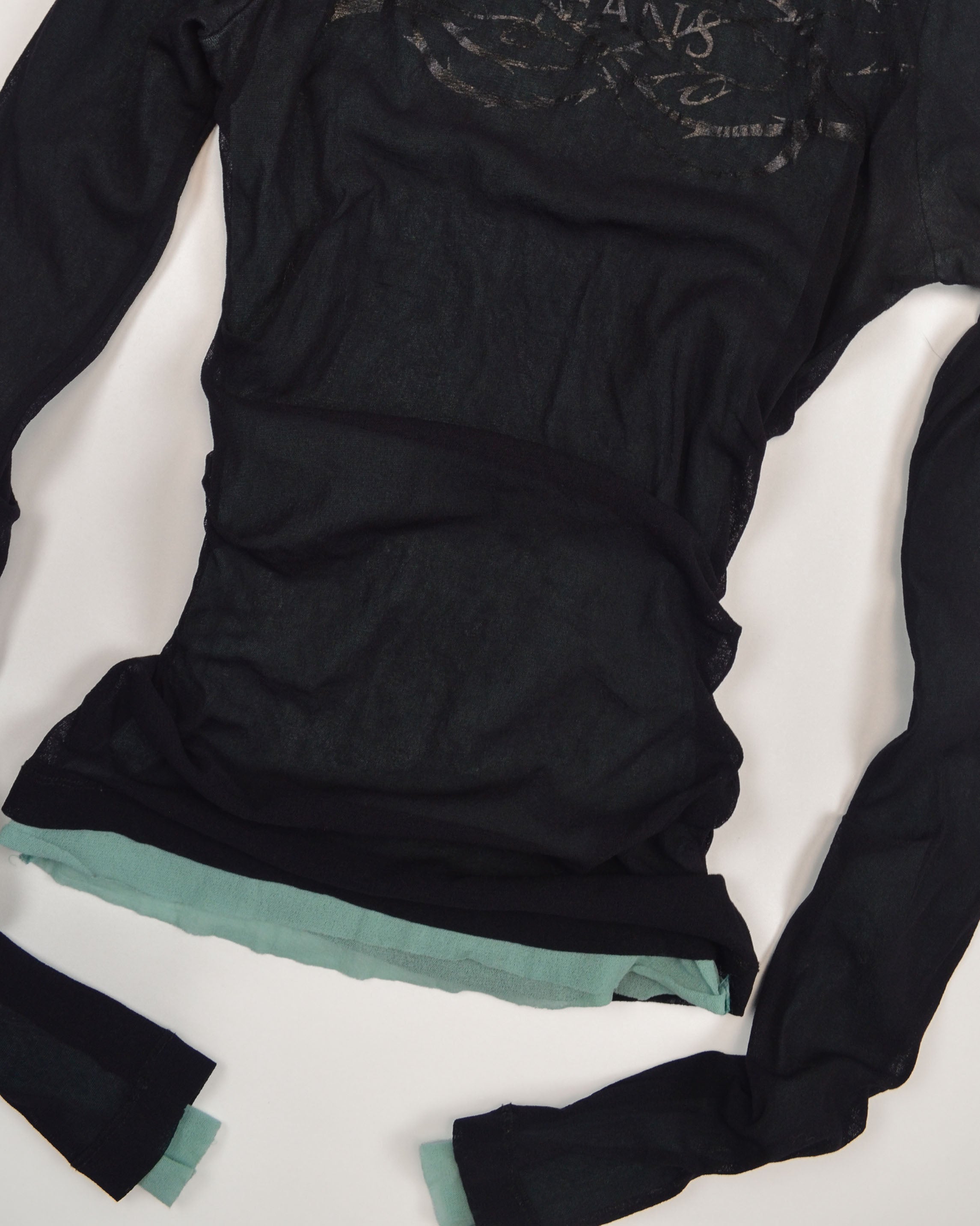 VINTAGE PLEIN SUD JEANS LOGO MESH TOP