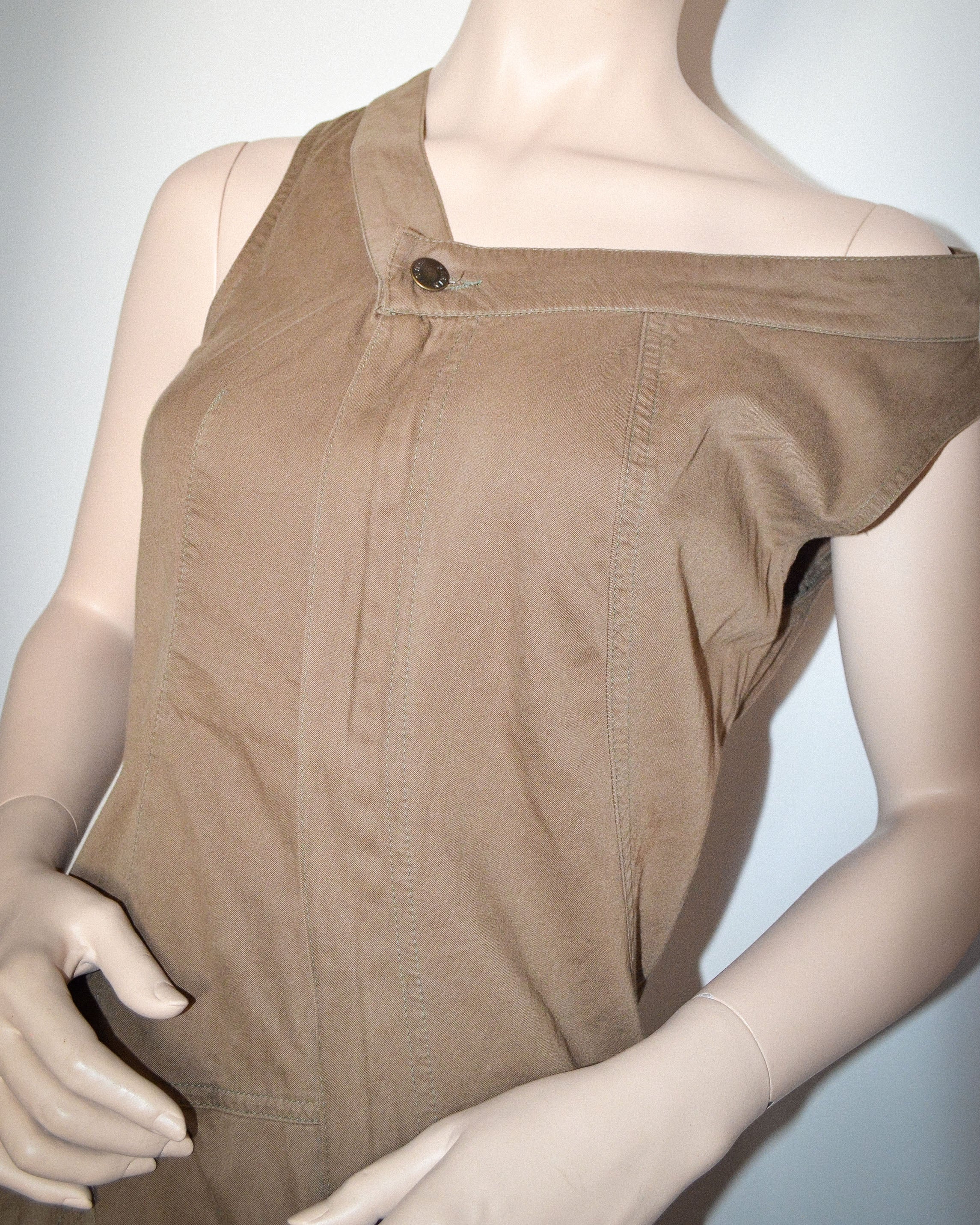 90's ASYMMETRIC MIDI DRESS