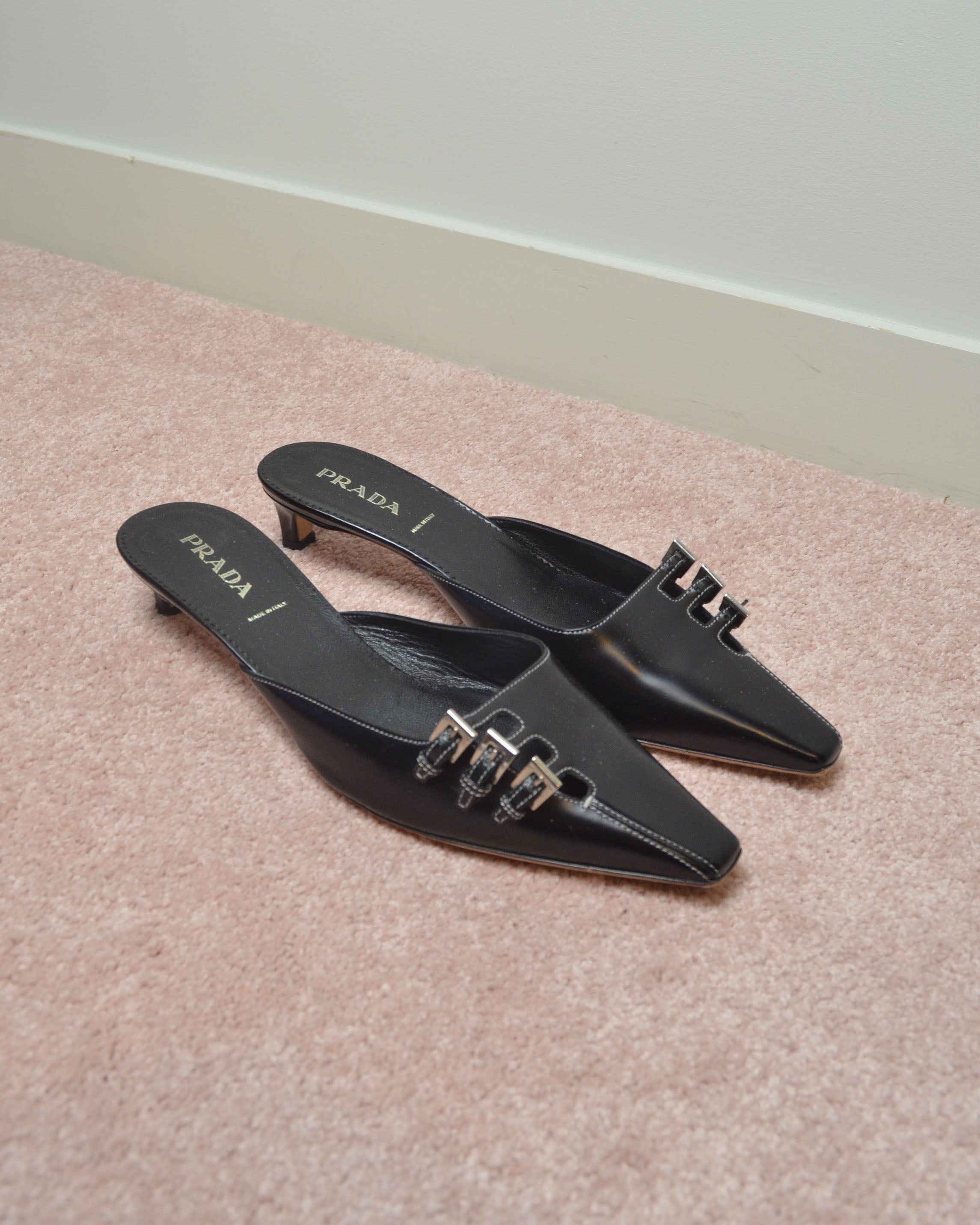 00s BUCKLE MULES