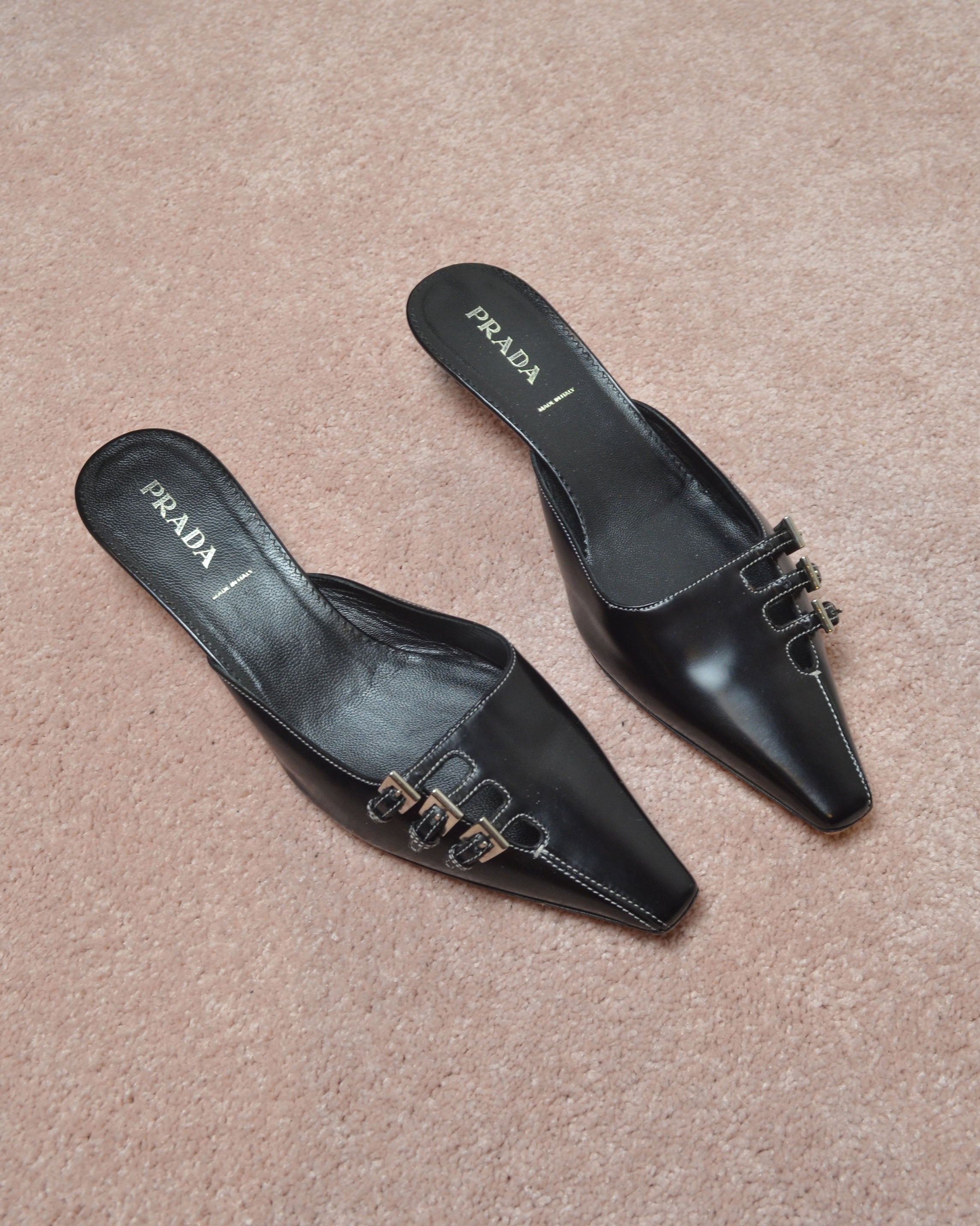 00s BUCKLE MULES