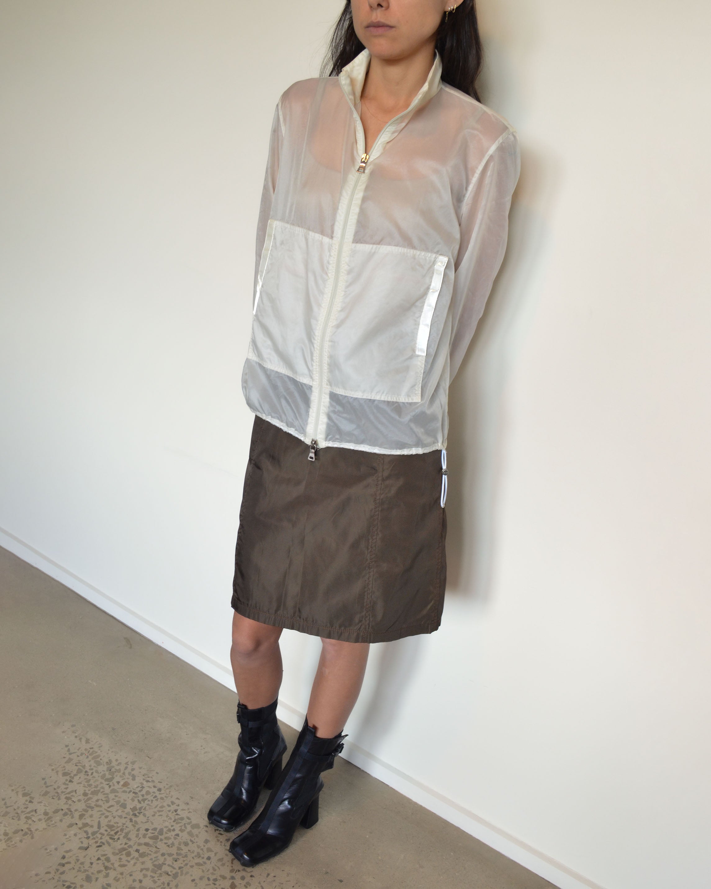 00s NYLON BUCKLE SKIRT