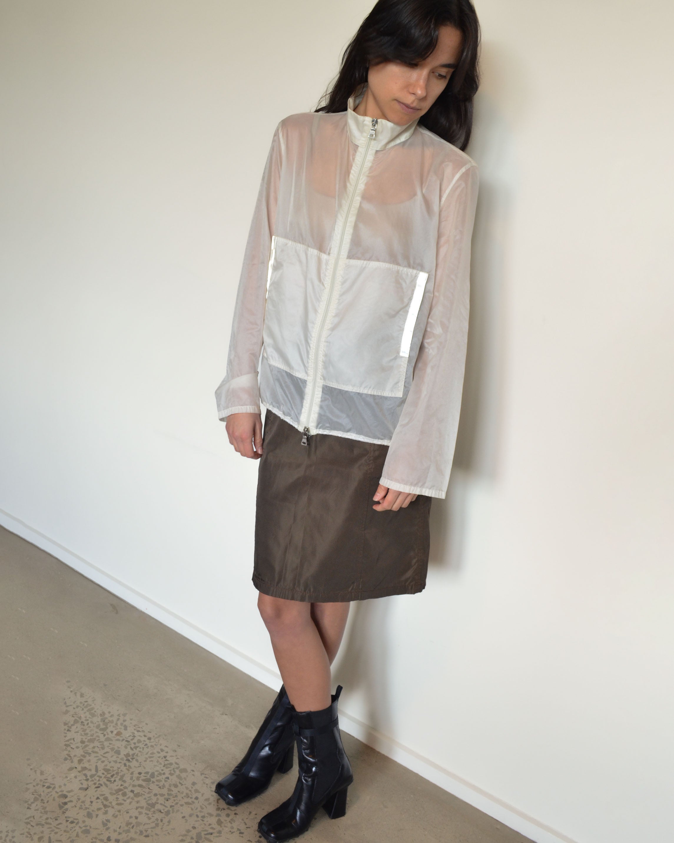 00s NYLON BUCKLE SKIRT