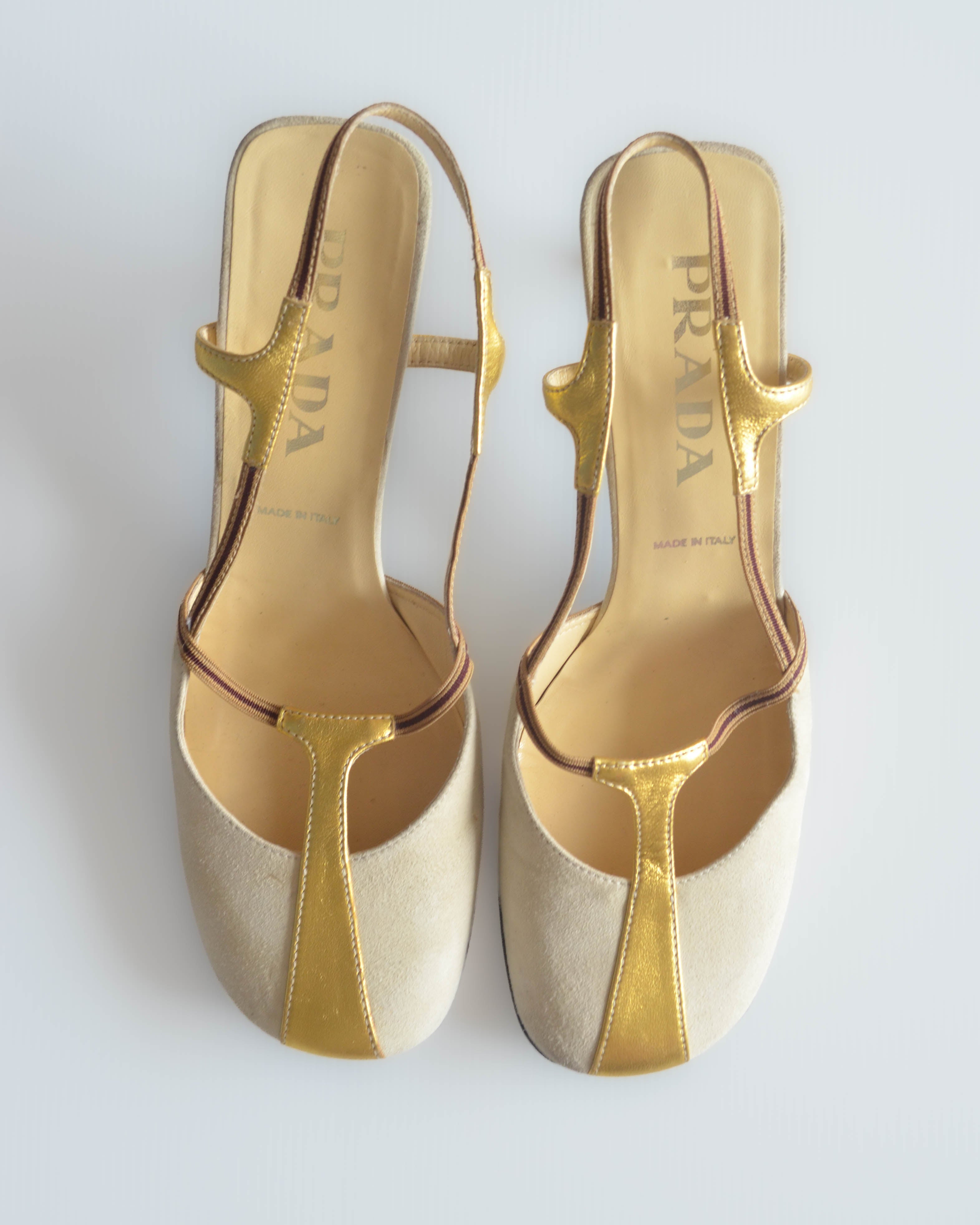 SS2000 METALLIC SLINGBACK HEELS