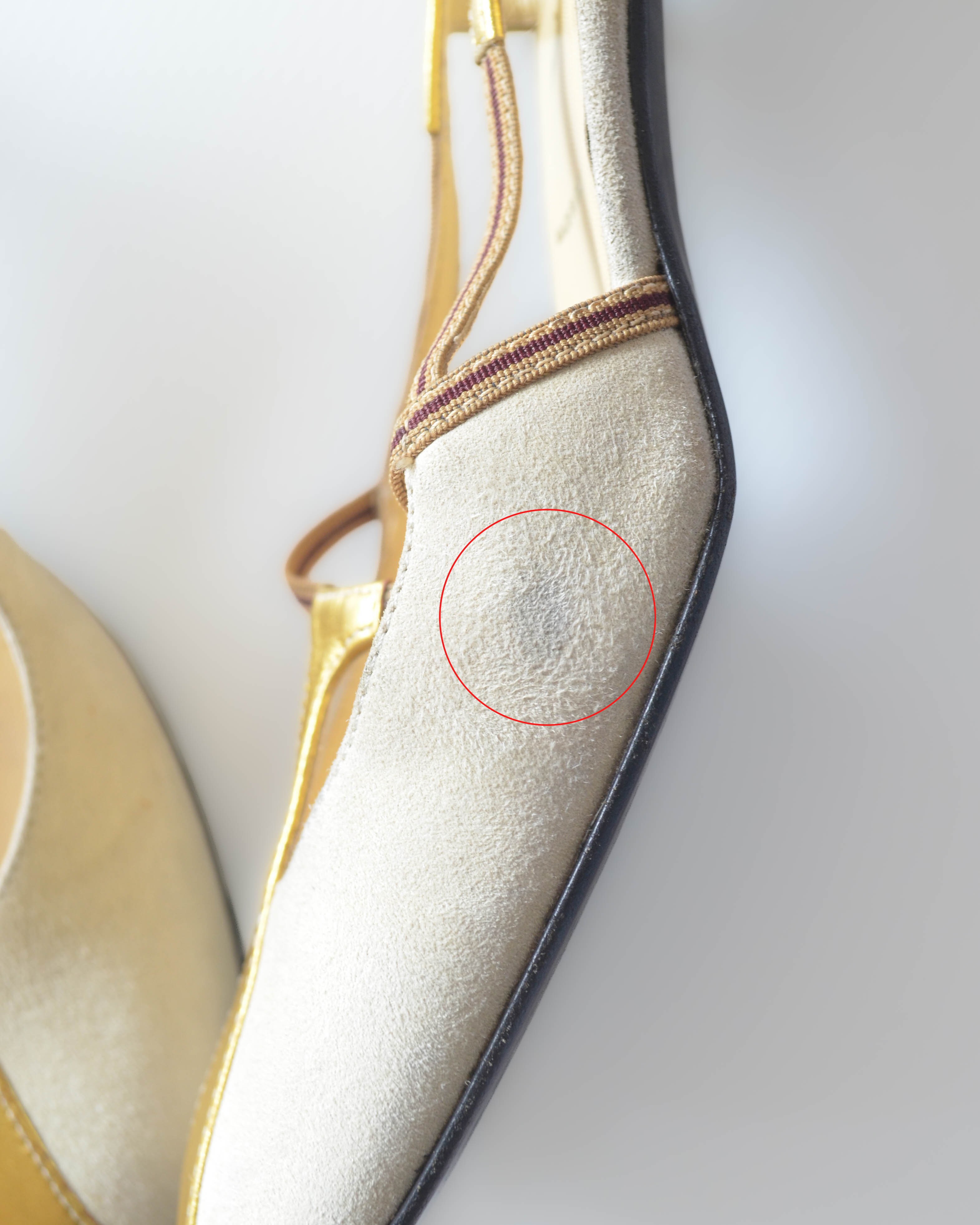 SS2000 METALLIC SLINGBACK HEELS