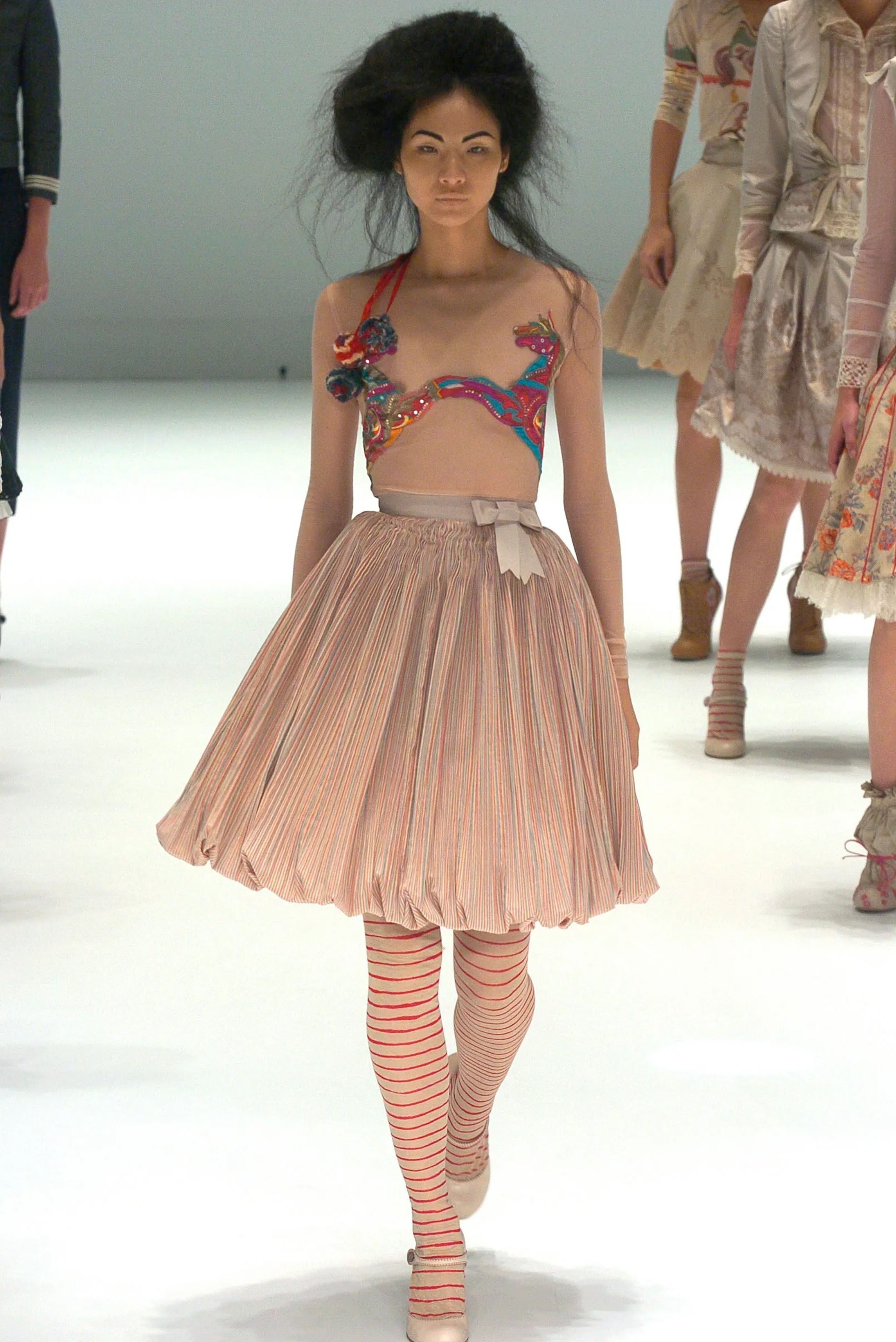 SS2005 'IT'S ONLY A GAME' TIE WAIST SKIRT