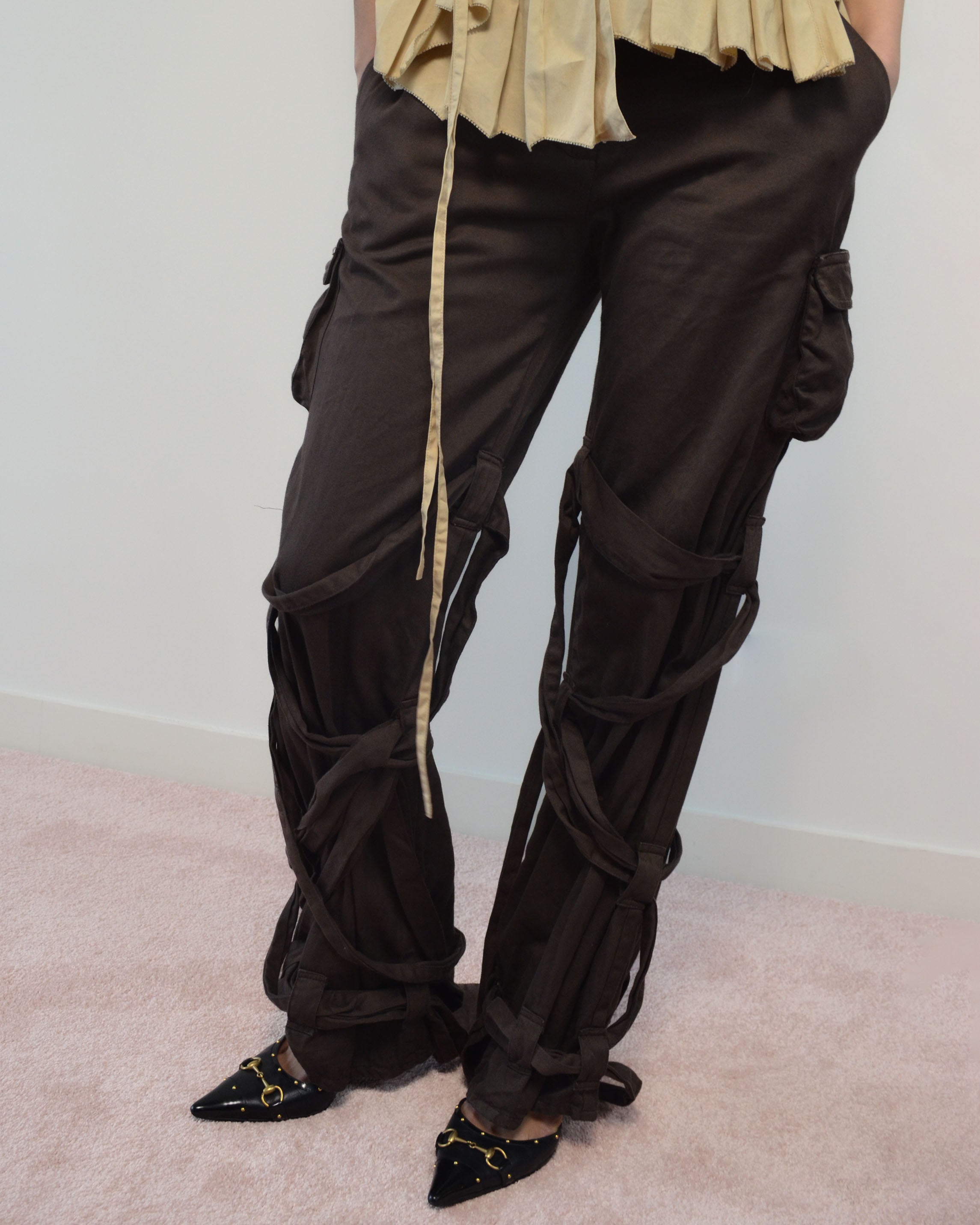00S SASS & BIDE BONDAGE CARGO PANTS