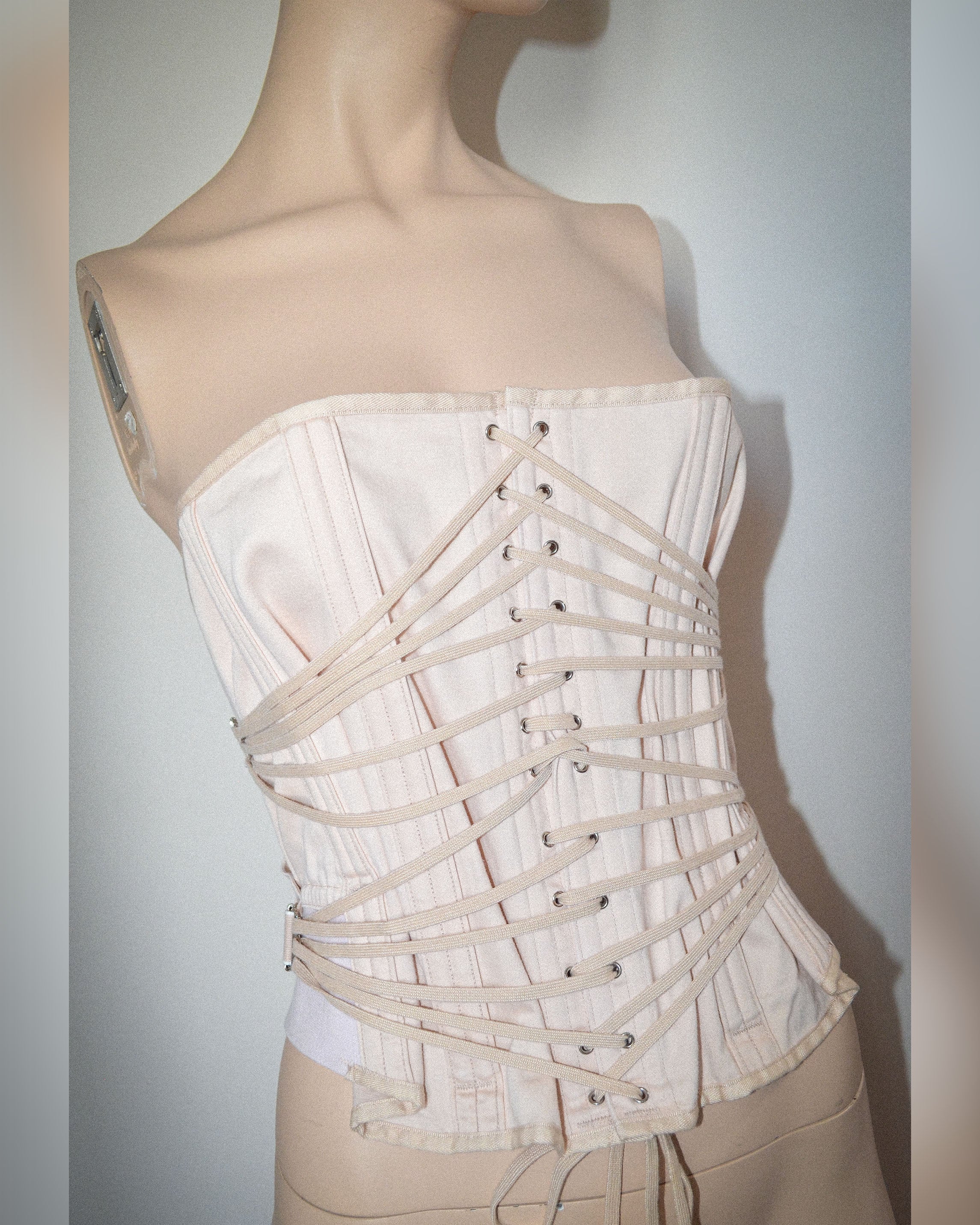 SWISS LACE-UP CORSET BUSTIER