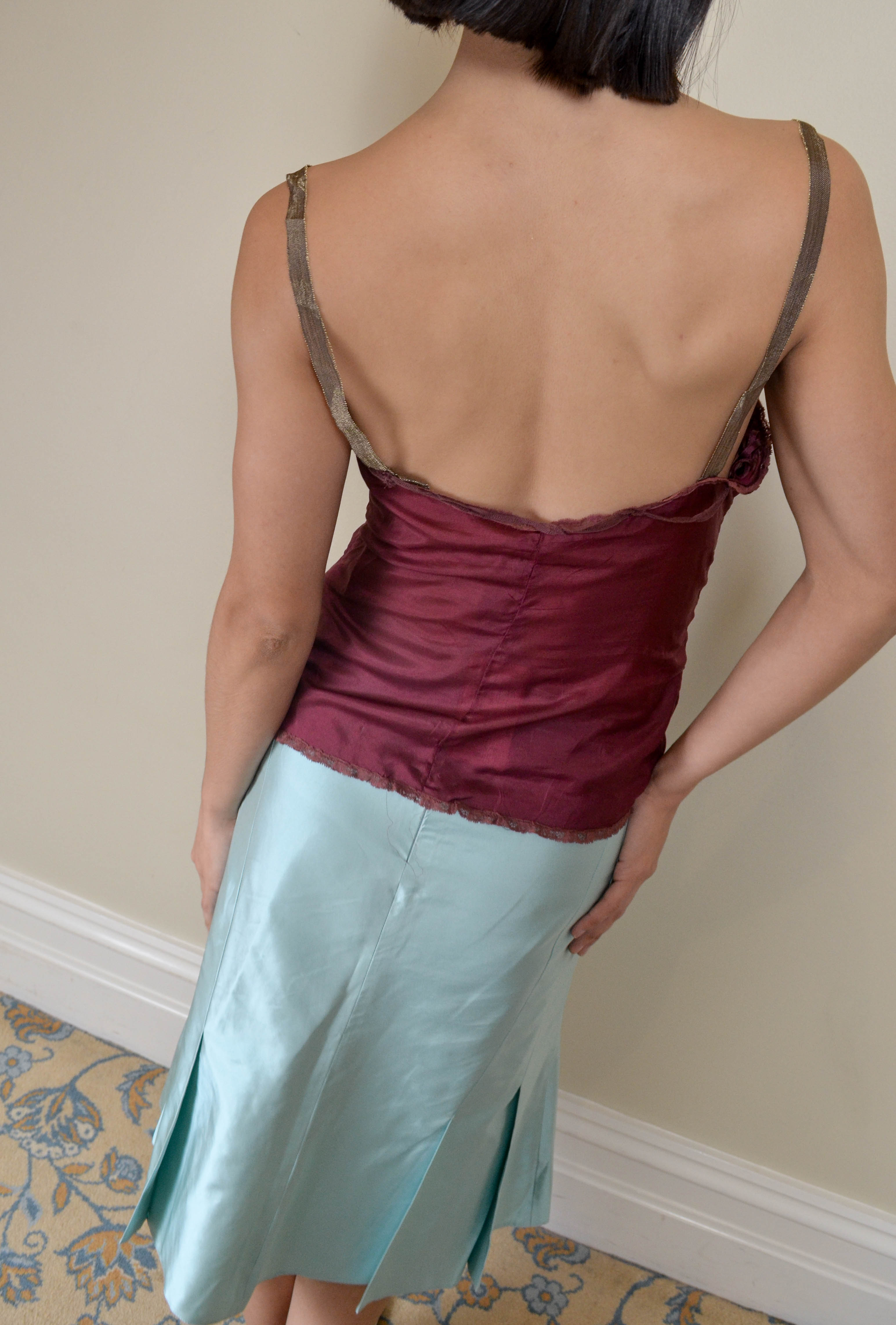 90S SILK SKIRT