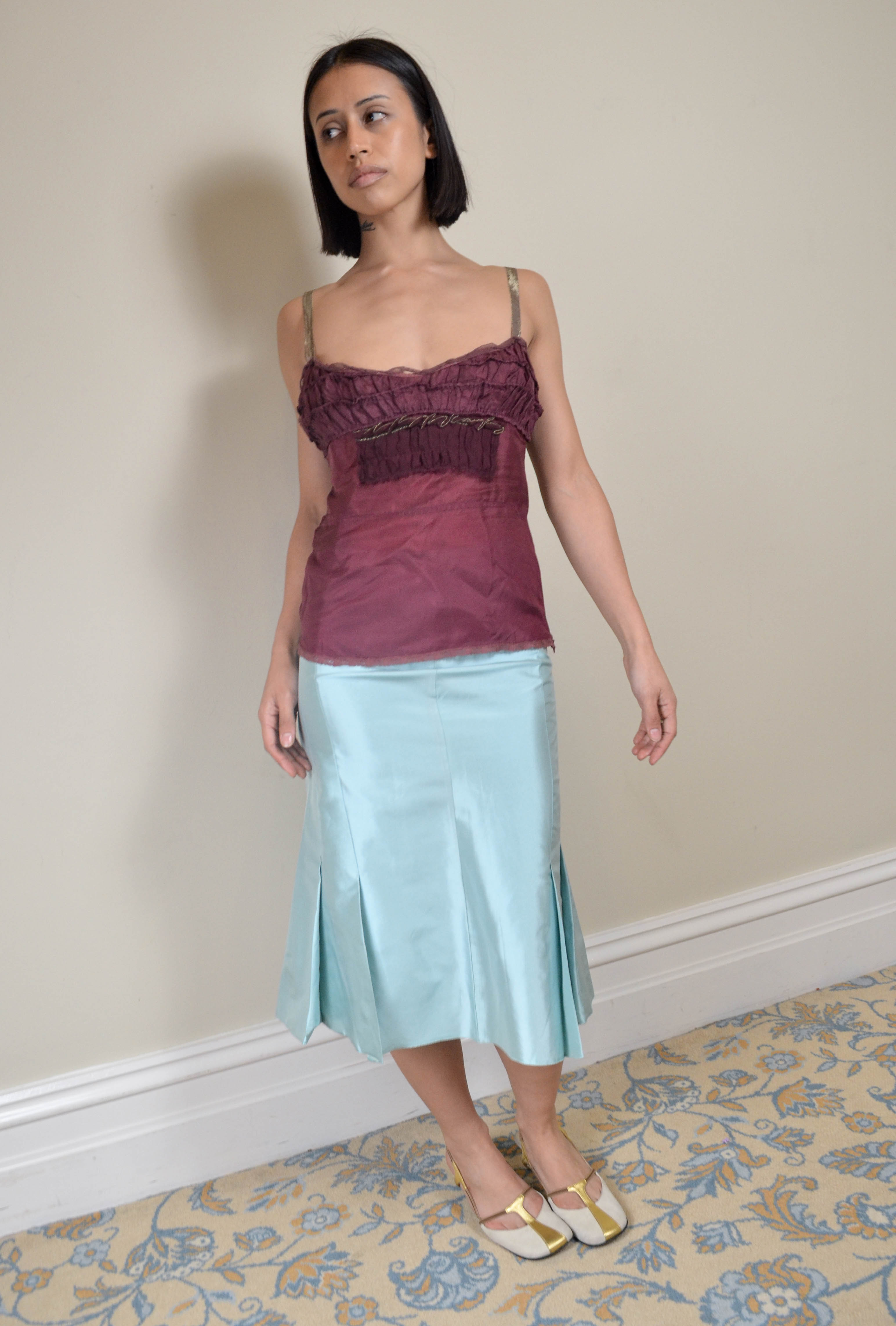 90S SILK SKIRT