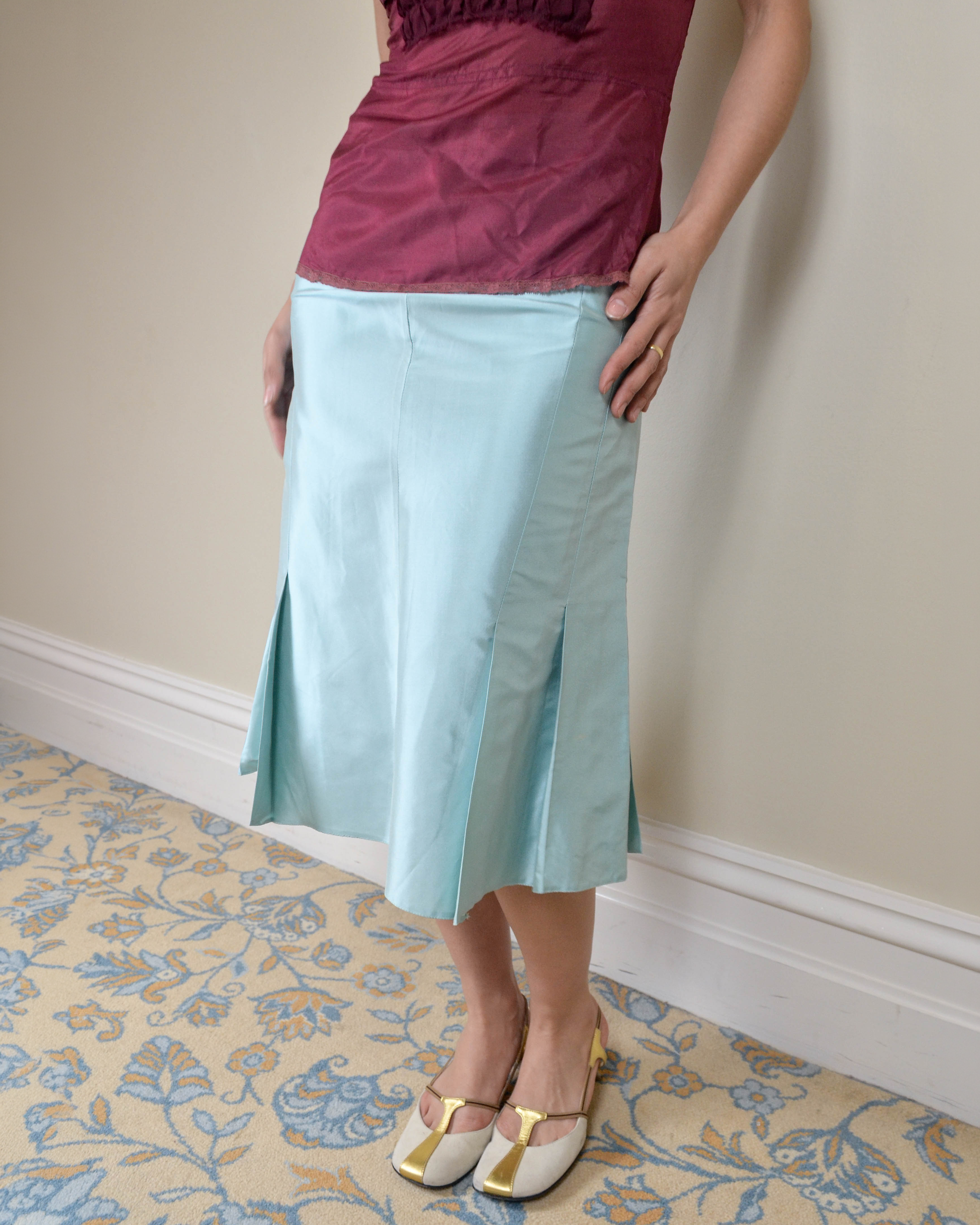 90S SILK SKIRT