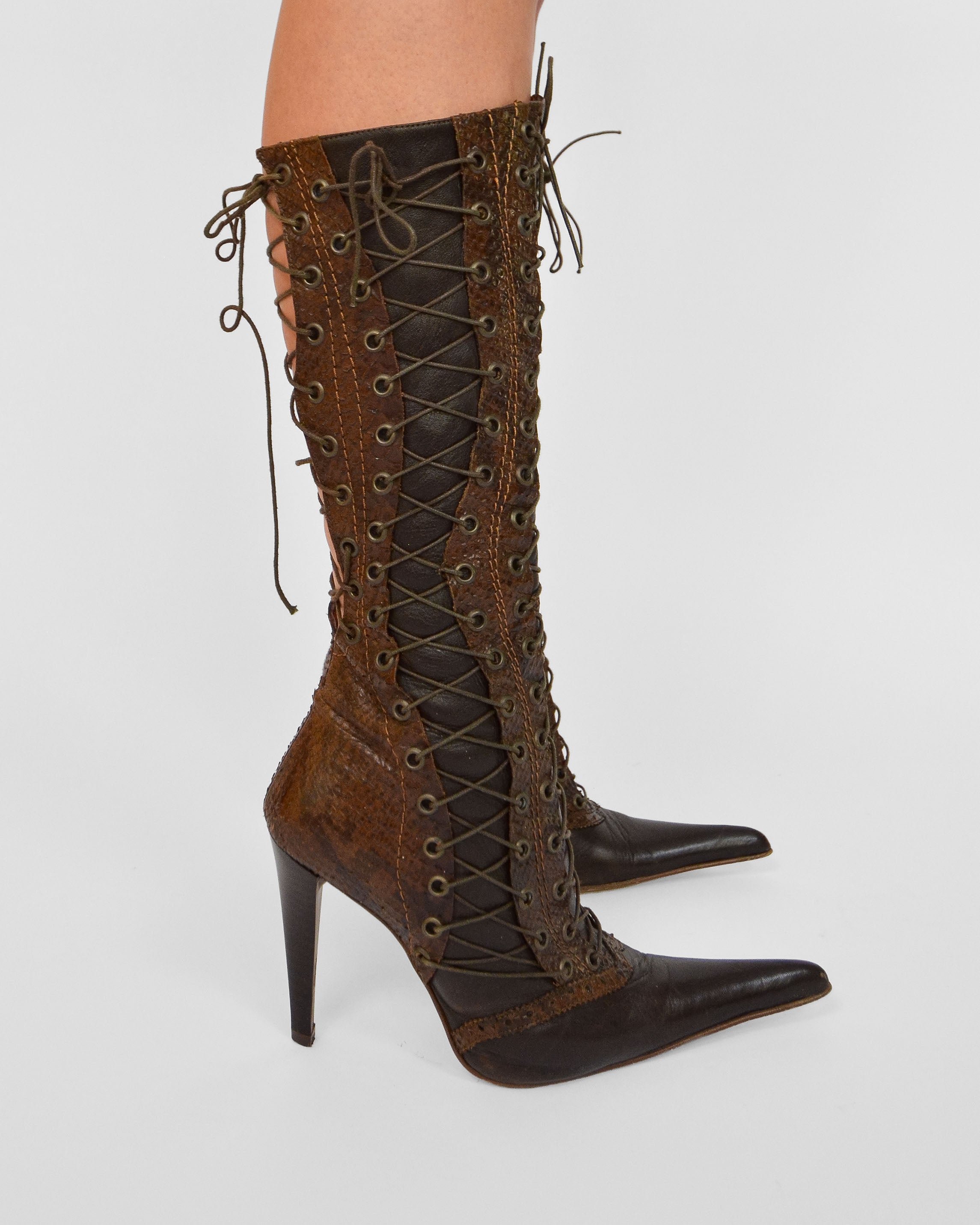 TRIPLE LACE BOOTS