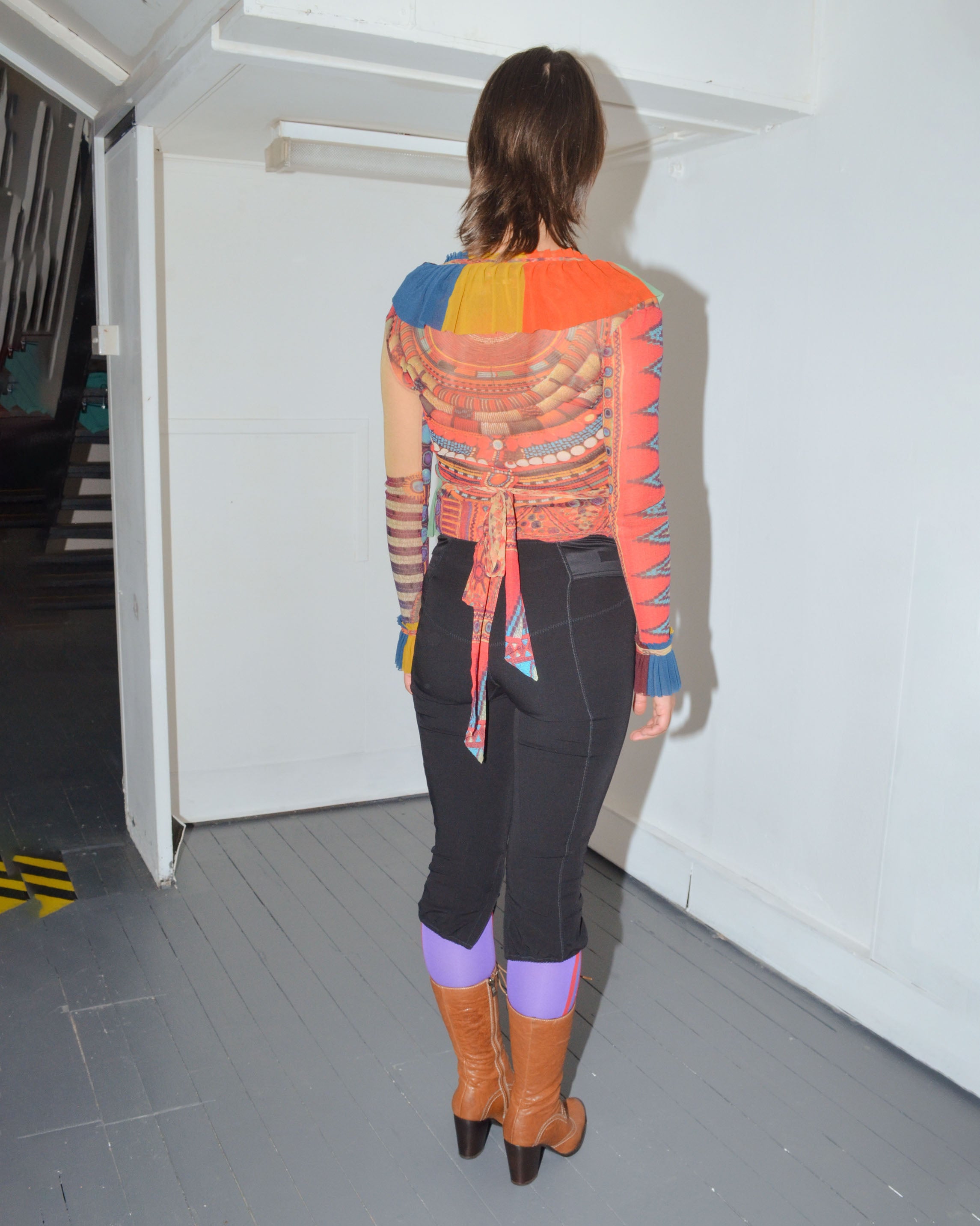 SOLEIL 2006 CIRCUS MESH WRAP TOP