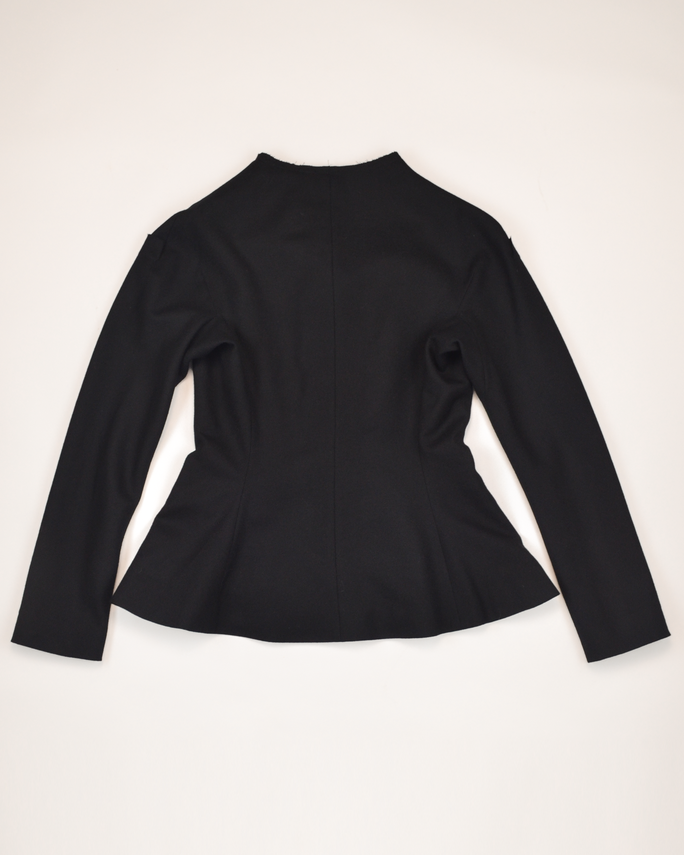 SS2010 WOOL STRUCTURED HIGH NECK JACKET