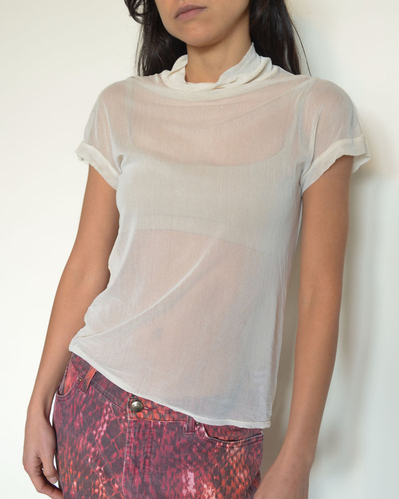 SS02 SHEER SILK TOP