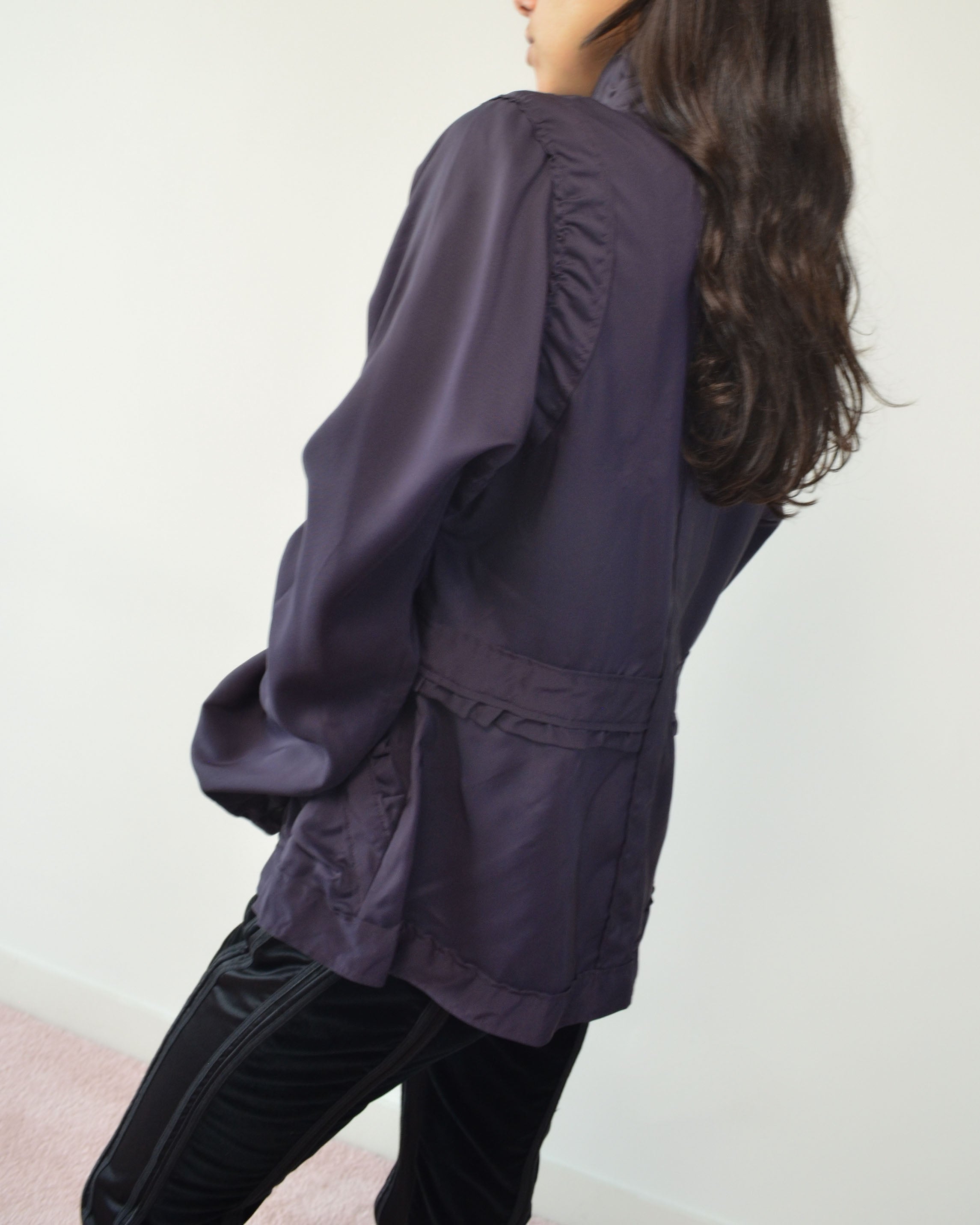 FW02 TOM FORD ERA RIVE GAUCHE RUFFLE JACKET