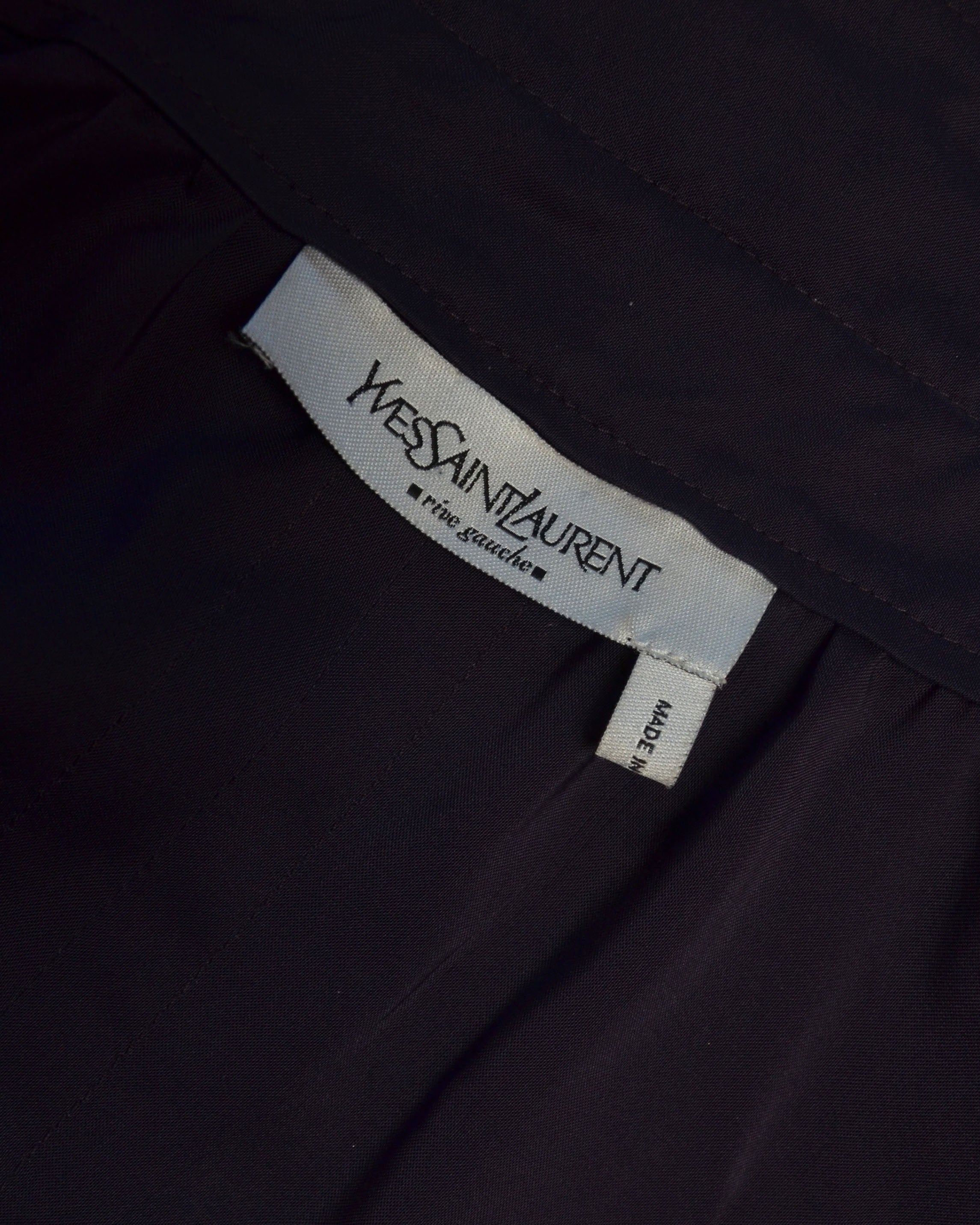 FW02 TOM FORD ERA RIVE GAUCHE RUFFLE JACKET