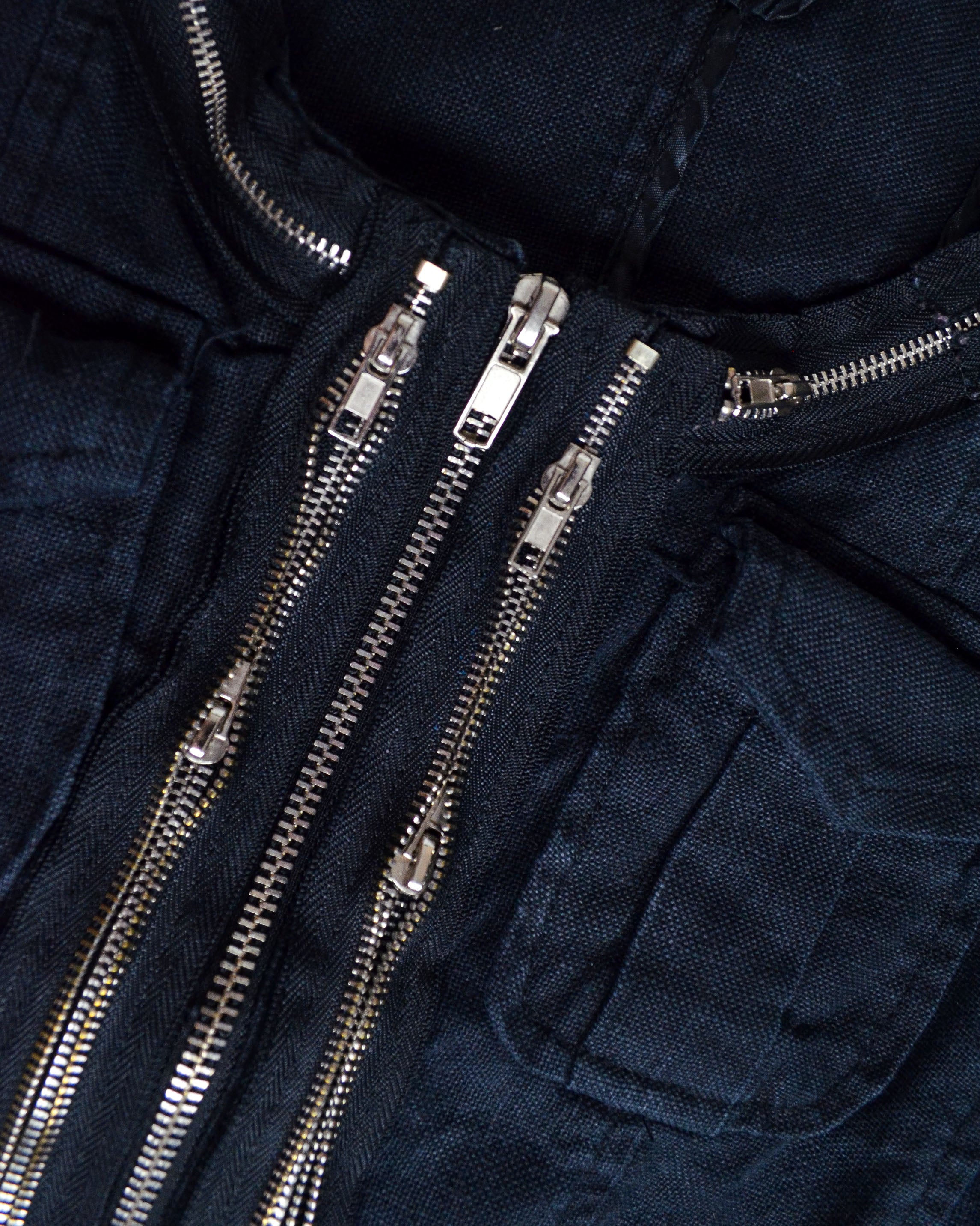 90s/2000s VINTAGE MULTI-ZIP CROPPED JACKET