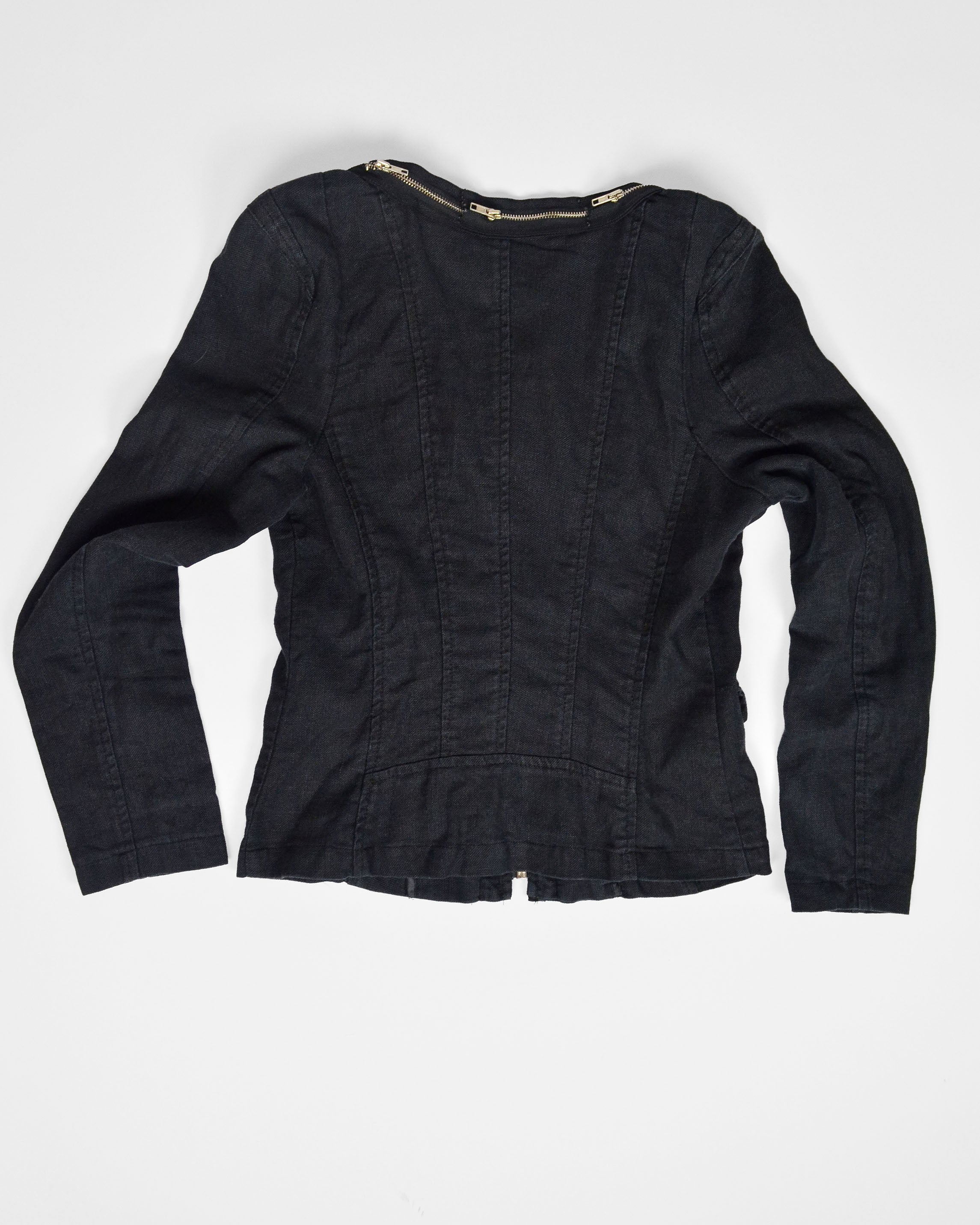 90s/2000s VINTAGE MULTI-ZIP CROPPED JACKET