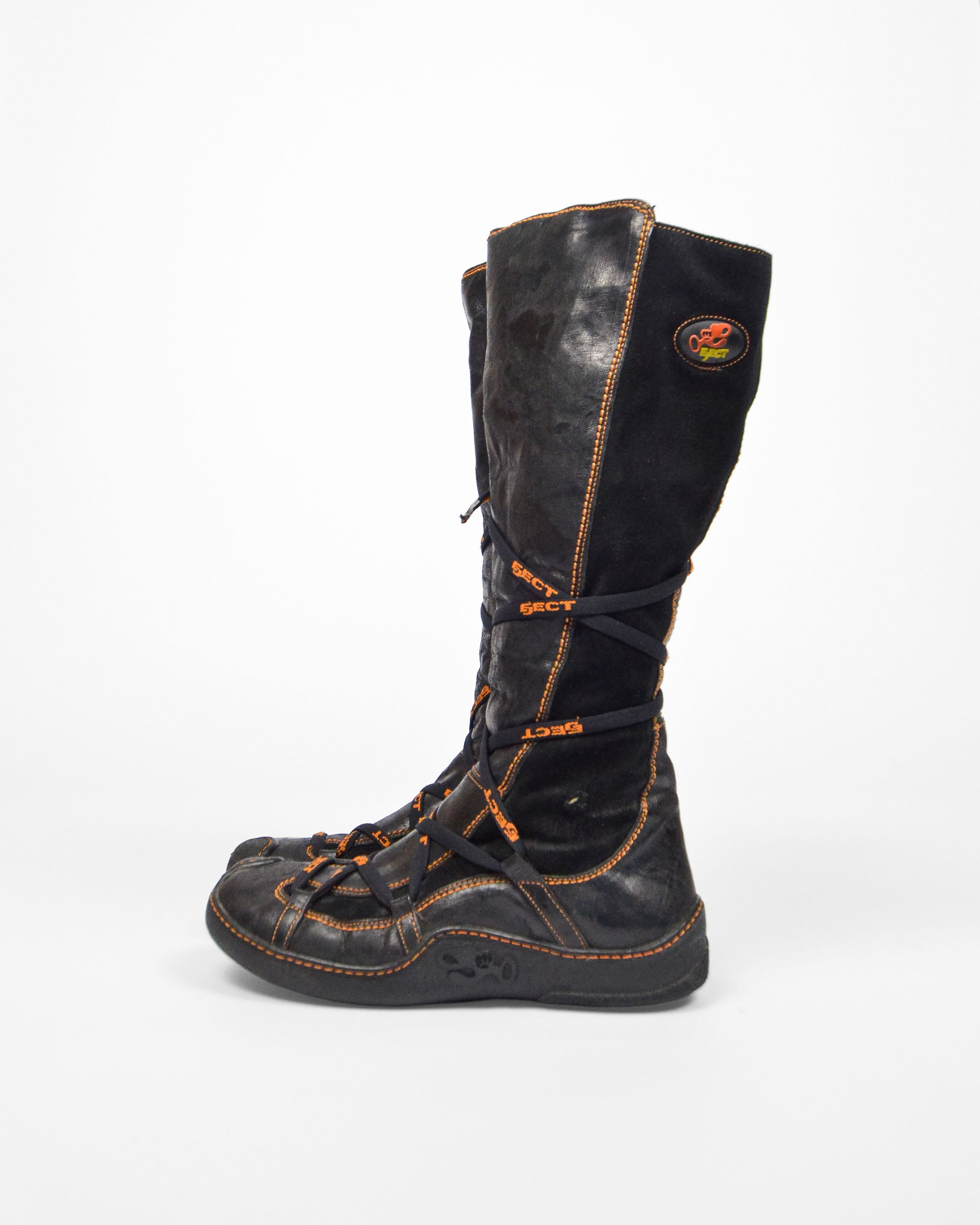 2000'S LACE UP BOXING BOOTS