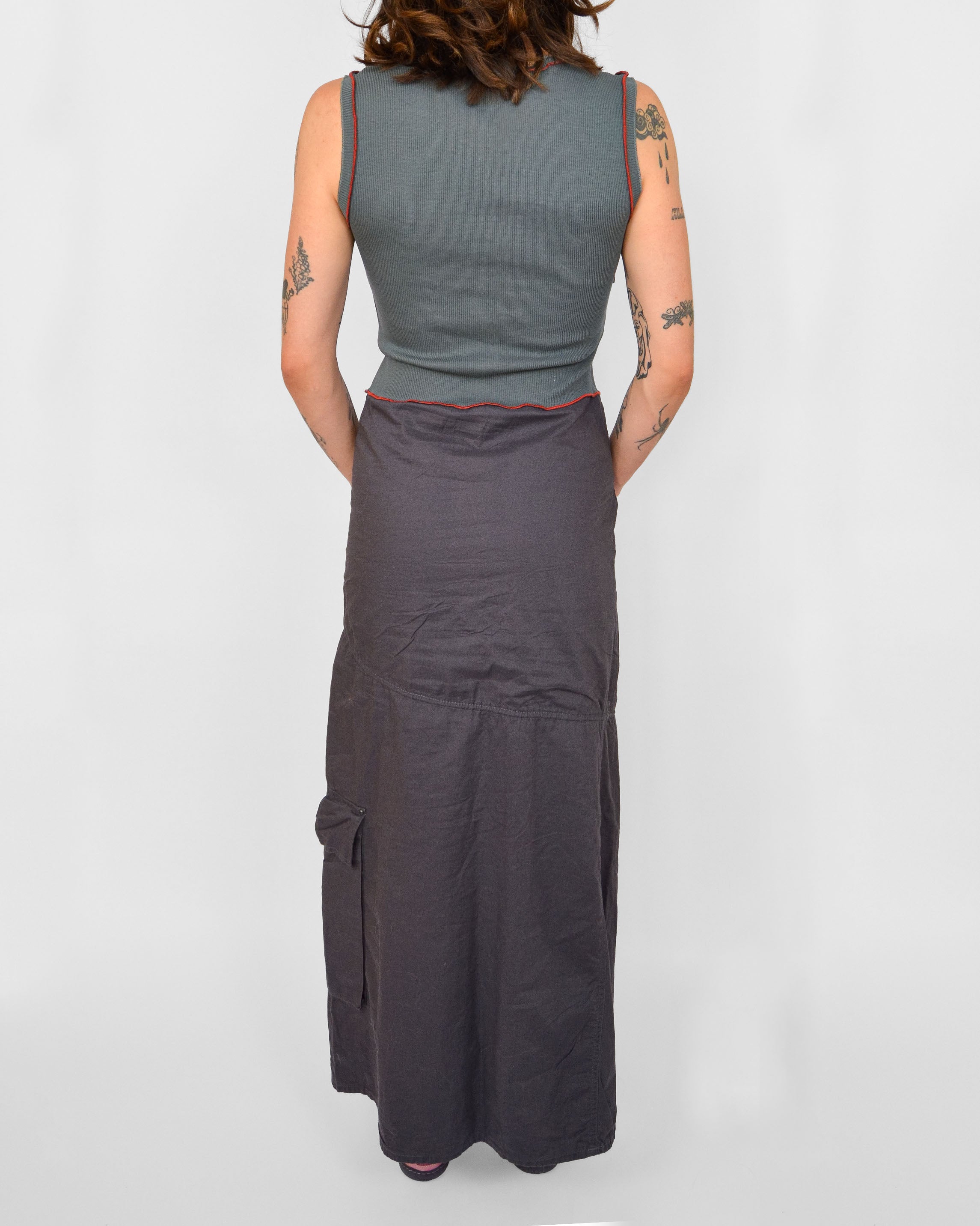 CARGO MAXI DRESS